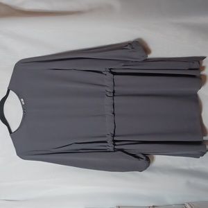 ASOS CURVY Gray Round Neck Draw String on the Hip Dress. Size 22